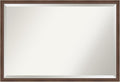 Amanti Art Brown Bathroom Mirror by AmantiArt