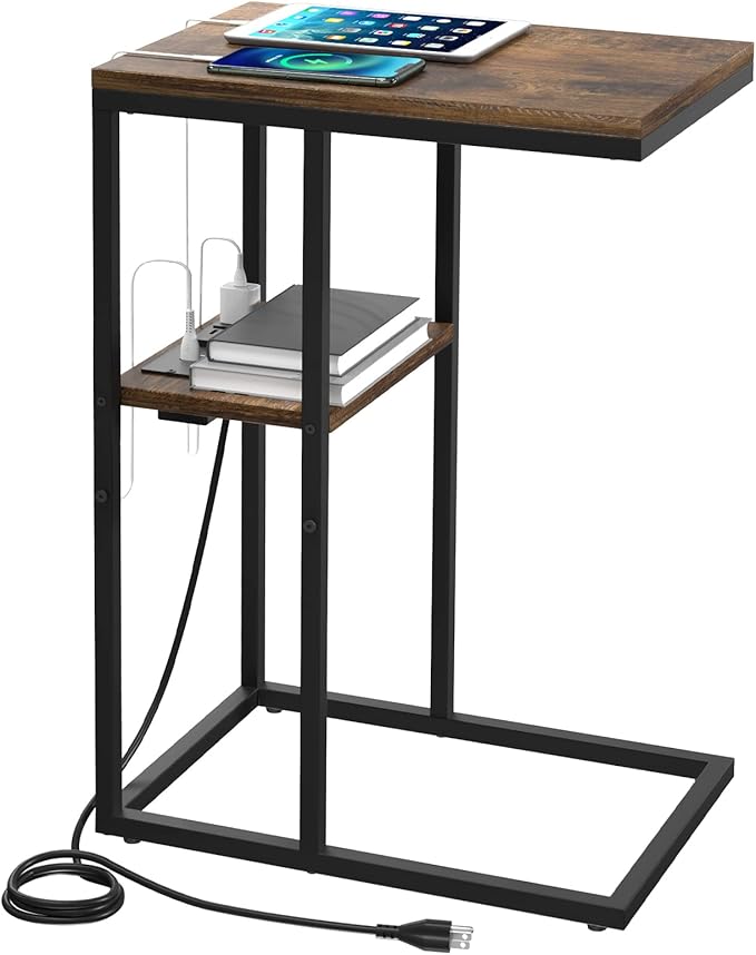 Yoobure C Shaped End Table by Yoobure