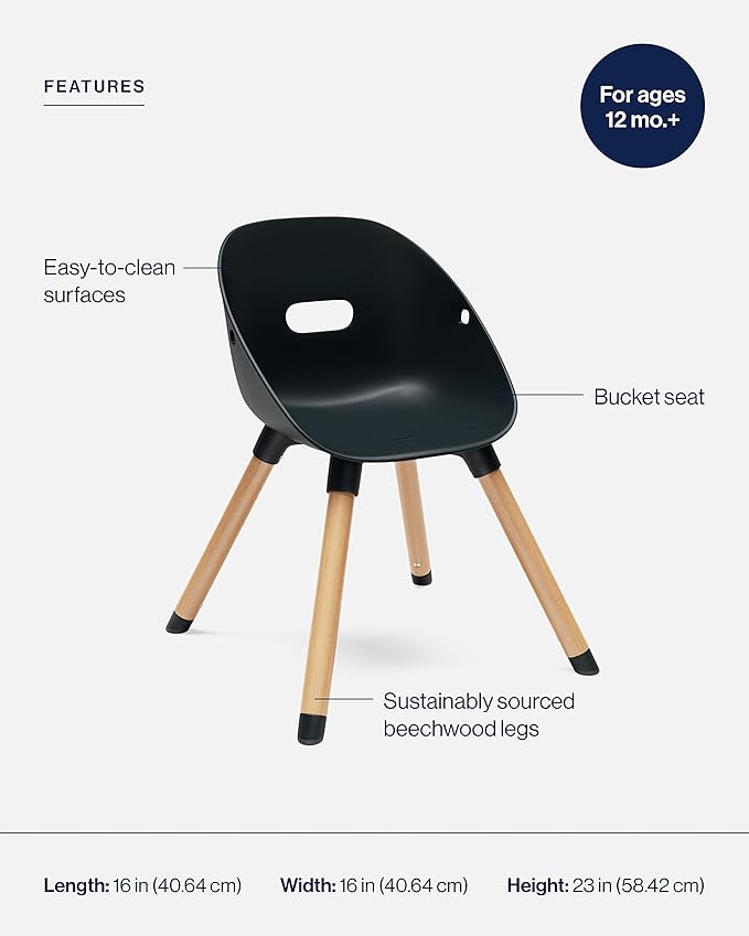 Lalo The Play Chair, Wooden and Non-Toxic Plastic Kids and Toddler Chair - Image 4