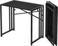 Narrow Folding Computer Desk 35 inch, Writing Gaming Computer Desk by Lutown-TeenHome