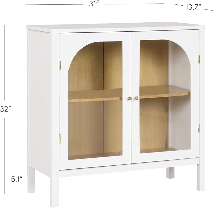 Nathan James Mason Storage Accent Cabinet Sideboard Buffet, Credenza - Image 2