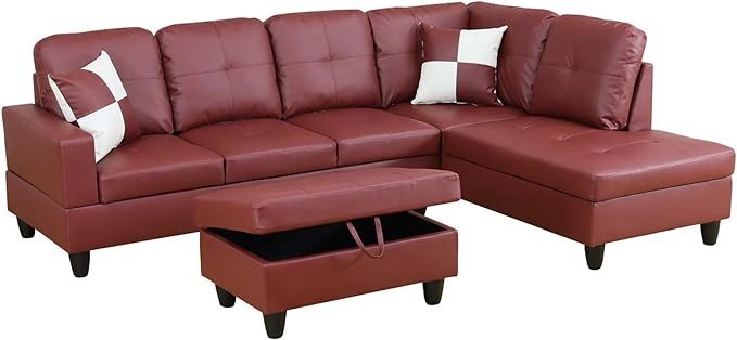 NicBex Sectional Couch 3 Pieces Sofa Set - Image 3
