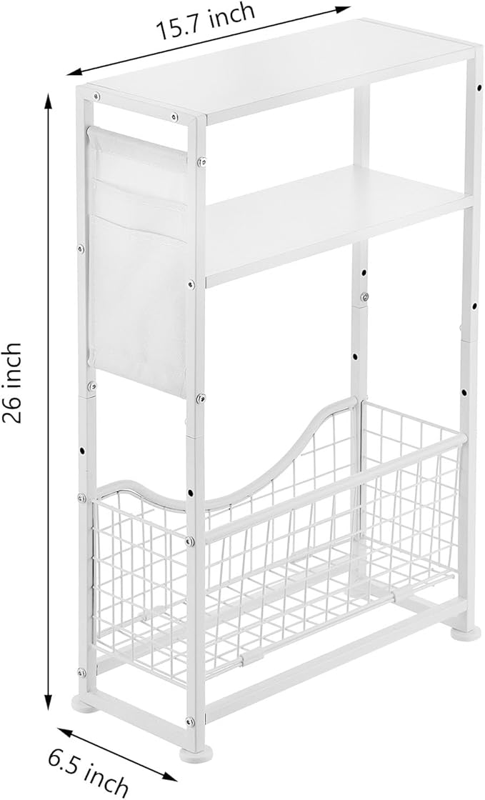Narrow Side Table, Skinny Small End Tables - Image 2