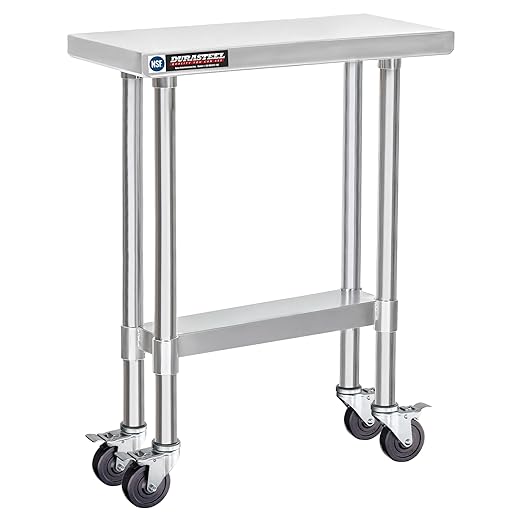 DuraSteel 30x12 NSF Stainless Steel Cart by DuraSteel