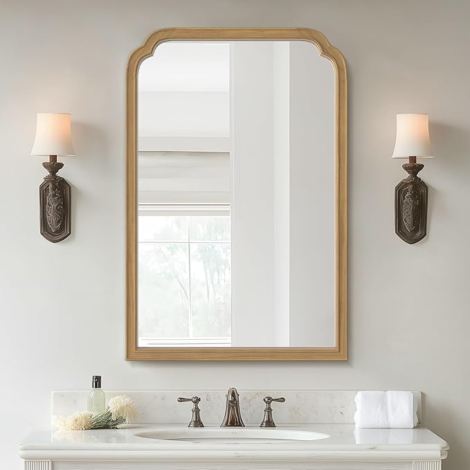 WallBeyond Wood Bathroom Mirrors by WallBeyond