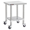 DuraSteel 24x24 NSF Stainless Steel Cart Work Table by DuraSteel