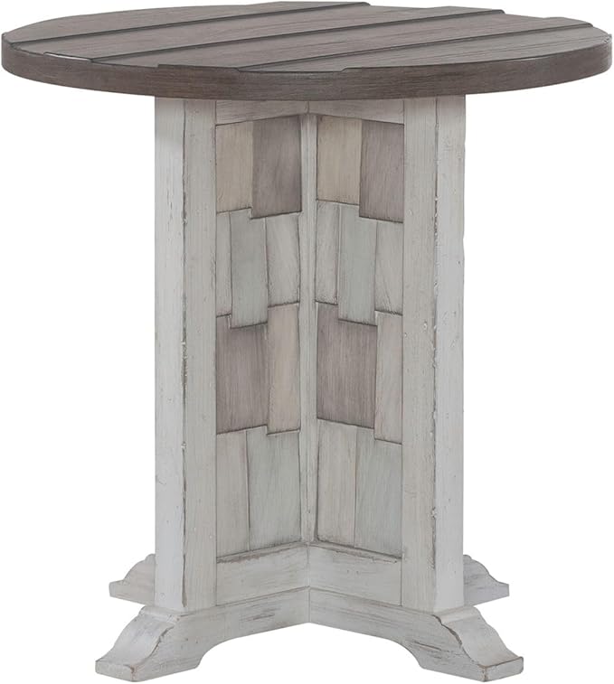 Liberty Furniture River Place Living Room Round Chairside Table - Image 4