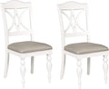 LIBERTY FURNITURE INDUSTRIES, INC. Summer House Slat Back Side Chair-Set of 2 by LibertyFurniture