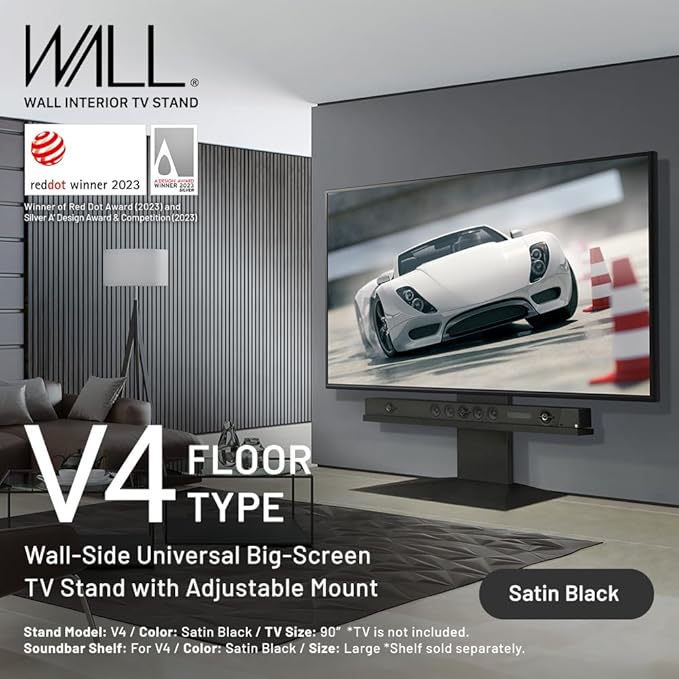 WALL V4 | Sleek Shallow Floor TV Stand - Image 2