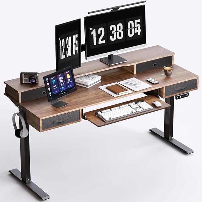 Electric Standing Desk, Adjustable Desk by REGISDESK