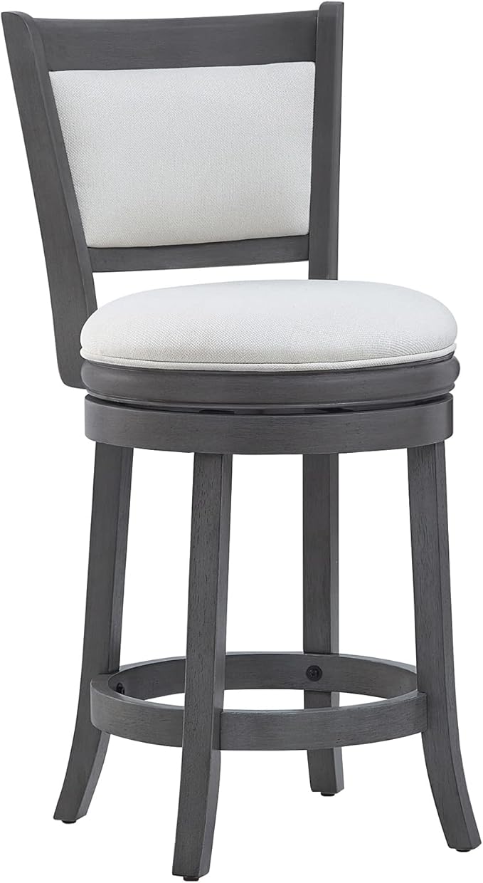 Ball & Cast Upholstered Swivel Counter Stools Kitchen Bar Stools 24" Seat by BallCast