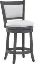 Ball & Cast Upholstered Swivel Counter Stools Kitchen Bar Stools 24" Seat by BallCast