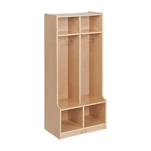 ECR4Kids 2-Section Coat Locker by ECR4Kids