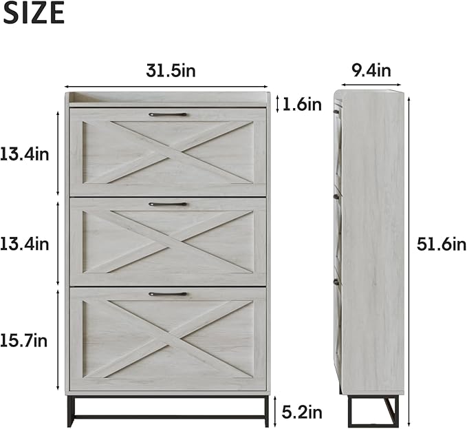 Maupvit Shoe Storage Cabinet - Image 2