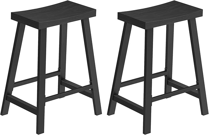 VASAGLE Bar Stools, Kitchen Breakfast Bar Stools by VASAGLEbySONGMICSHOME