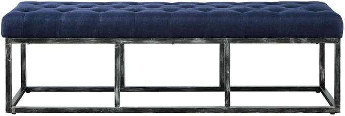 24KF Upholstered Tufted Long Bench Seats - Image 4