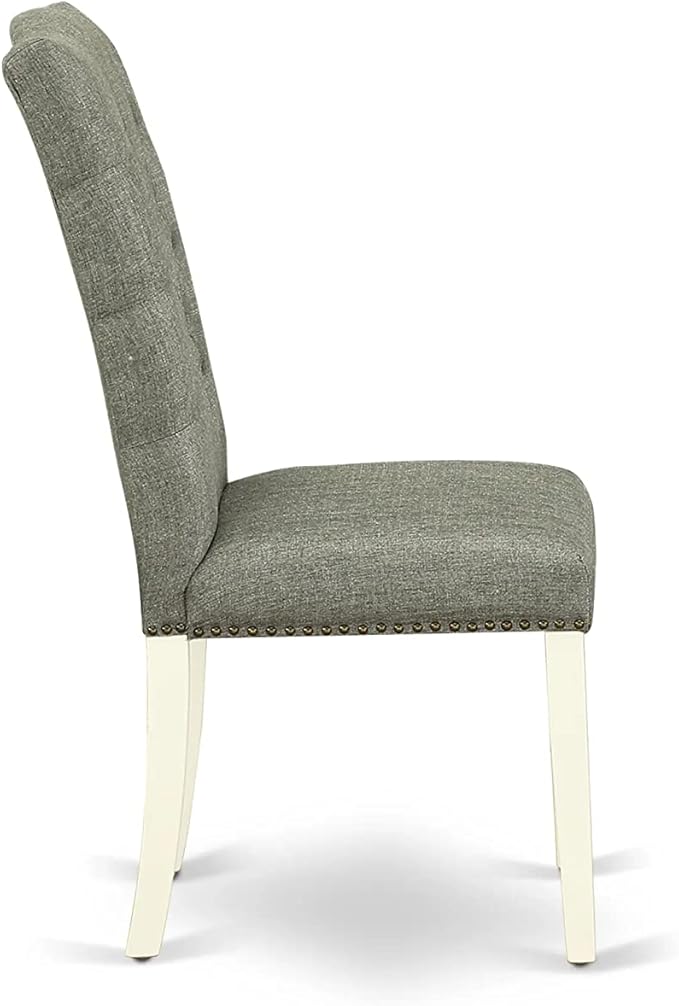 East West Furniture X027EL207-6 6 Piece Dining Set Contains a Rectangle Dining - Image 10
