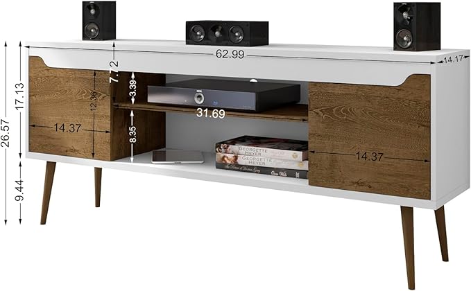 Manhattan Comfort Bradley Mid Century Modern TV Stand - Image 3