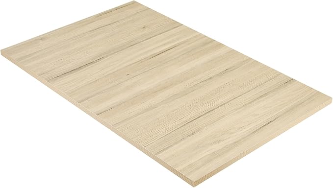 Kaboon Universal Tabletop 47.25"x30", Solid One-Piece Melamine Table Top by Kaboon
