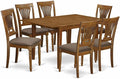 East West Furniture MLPL7-SBR-C 7 Piece Dining Room Furniture Set Consist of a by EastWestFurniture