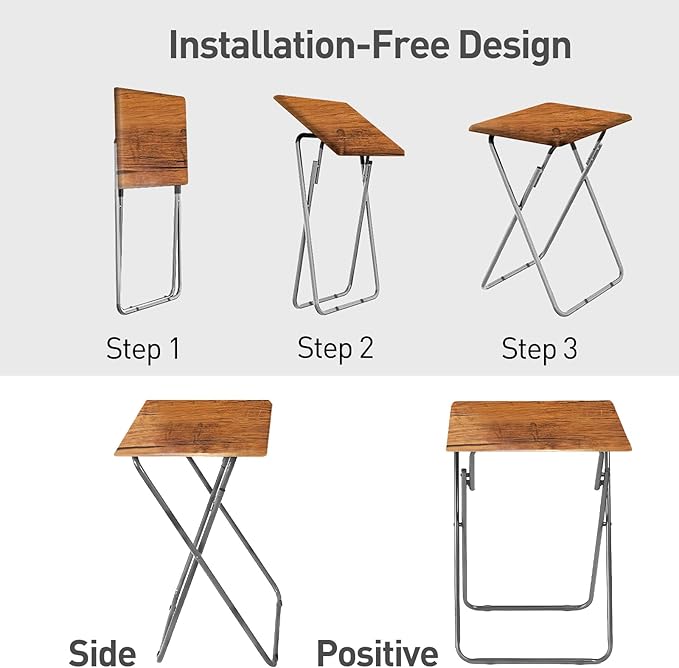 Tv Trays Folding Tv Table, Dinner Table - Image 3