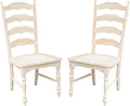 IC International Concepts Set of 2 Maine LadderBack Chairs by InternationalConcepts