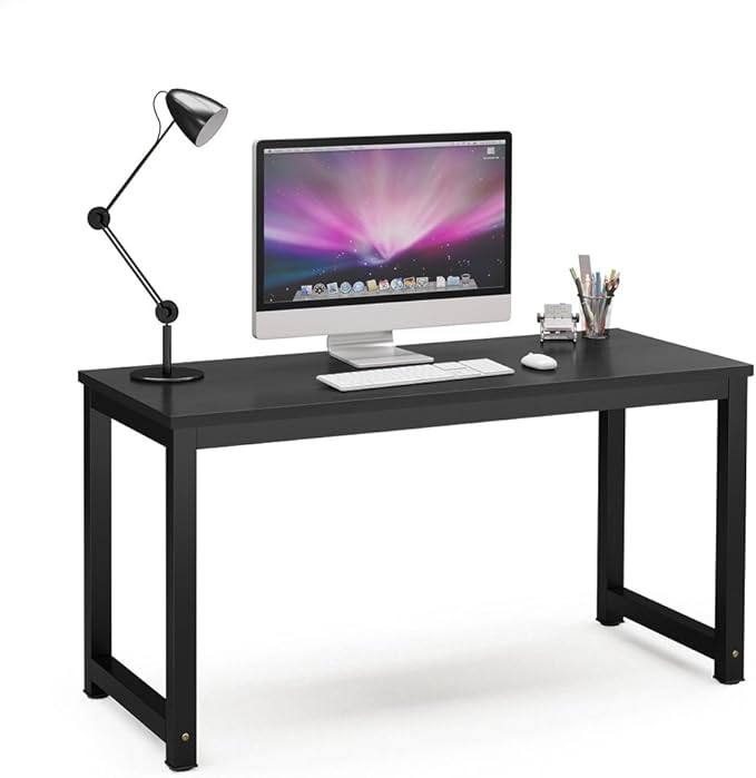 Tribesigns Computer Desk, 55 inch Large Office Desk Computer Table Study by Tribesigns