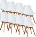 OLIXIS Dining Chairs Set of 8 Kitchen Mid Century Modern Chairs by OLIXIS