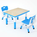 Kids Table and 2 Chairs Set，Height Adjustable Children Table & Chair，Toddlers by Unknown