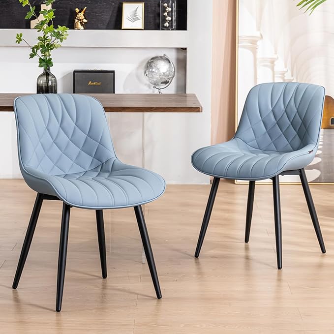 YOUNUOKE Dining Chairs Set of 2 Mid Century Modern Kitchen Chair Comfortable by YOUNUOKE