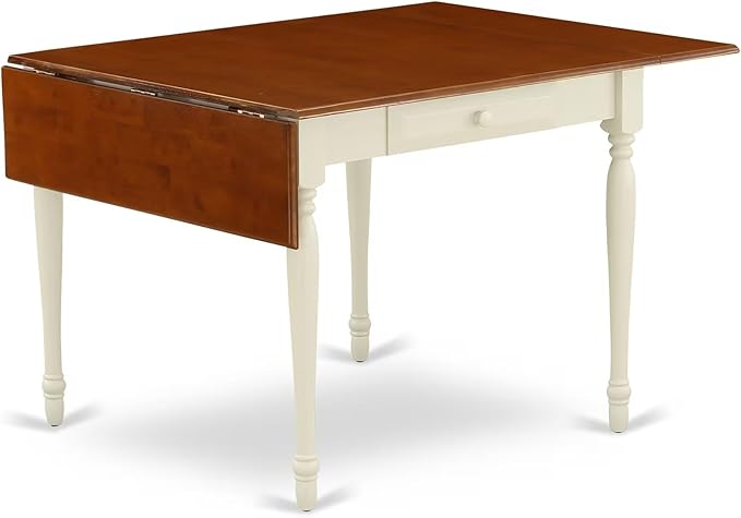 East West Furniture MZCL5-WHI-W 5 Piece Dinette Set - Image 6