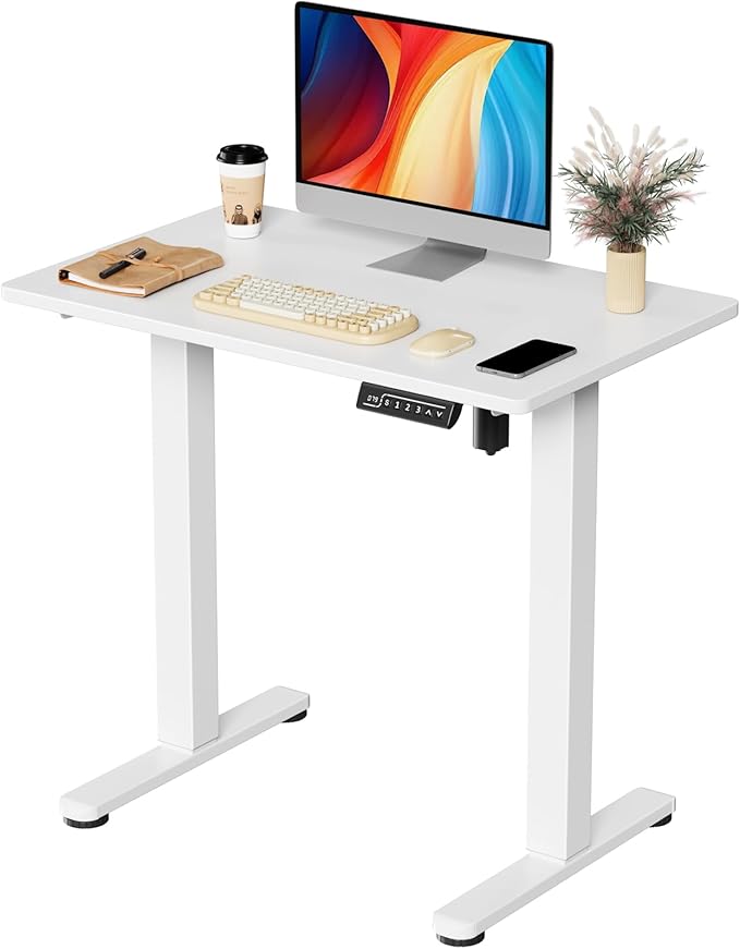 JOY worker Small Electric Standing Desk, 31.5" x 20" Whole Piece Height by JOYworker