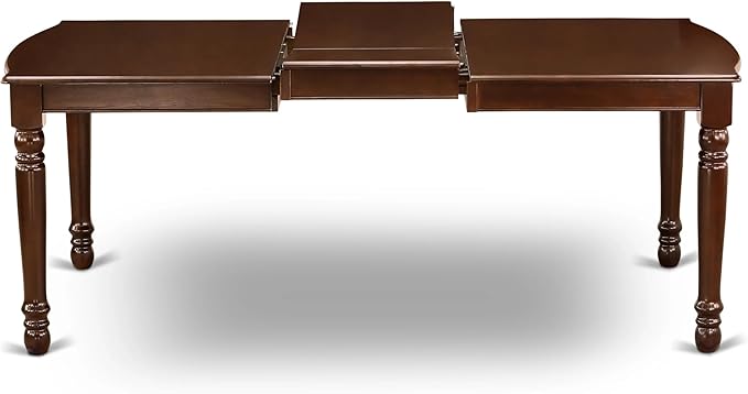 East West Furniture DODA7-MAH-13 7 Piece Kitchen Table Set Includes a Rectangle - Image 6