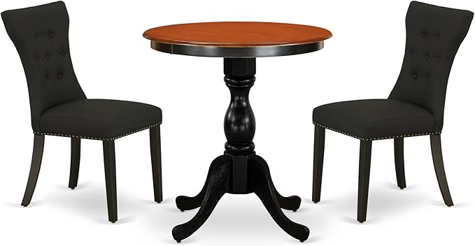 East West Furniture ESGA3-BCH-24 3 Piece Kitchen Table Set by EastWestFurniture