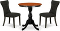 East West Furniture ESGA3-BCH-24 3 Piece Kitchen Table Set by EastWestFurniture
