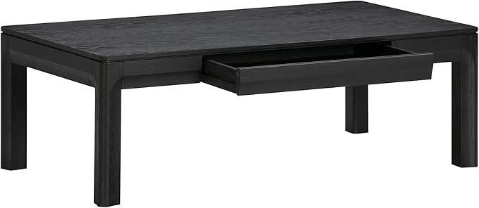 NTC Flow Modern Wooden Rectangle Coffee Table - Image 8