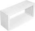 SWEVEN Bamboo Natural 36 inch Wooden Bench, Small Wood Benches by SWEVEN