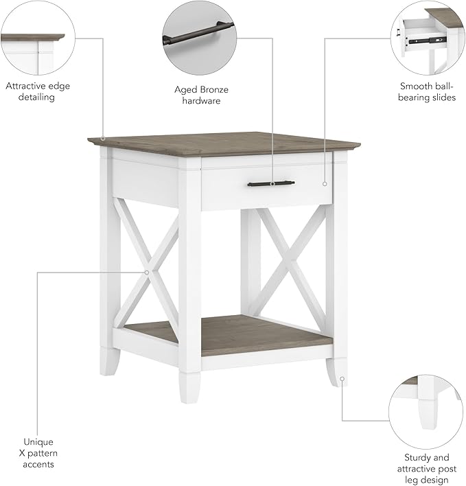 Bush Furniture Key West Small End Table - Image 8