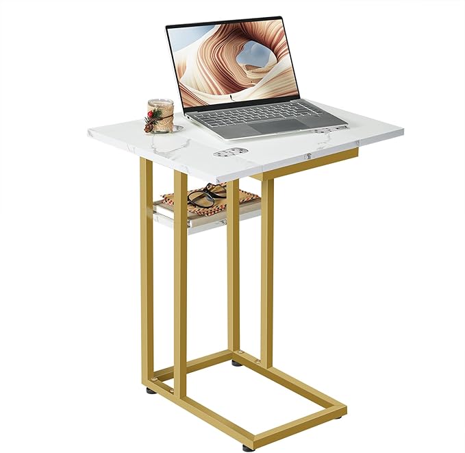 HOOBRO Foldable End Table, Small Snack Table Suitable - Image 9