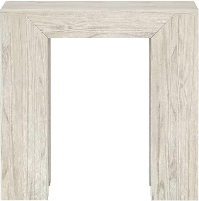 Plank+Beam Modern Rectangular Side Table, Slim Side Table - Image 3