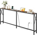 70 in Skinny Sofa Table Behind Couch, Console Table by Gewudraw