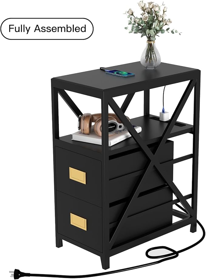 Fully Assembled Narrow Side Table - Image 4