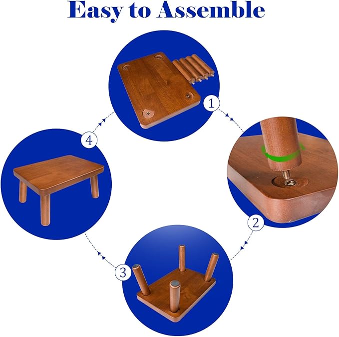 Wooden Step Stool, Foot Stool - Image 7