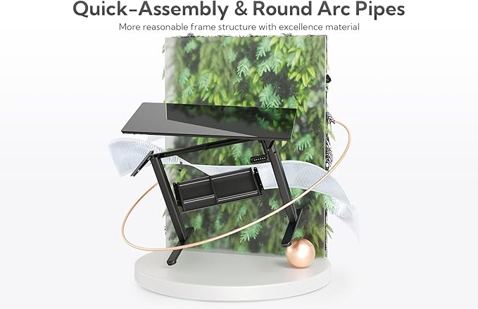 INNOVAR Glass Standing Desk - Image 6