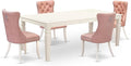 East West Furniture LGDA5-LWH-23 5 Piece Dining Set Contains a Rectangle by EastWestFurniture
