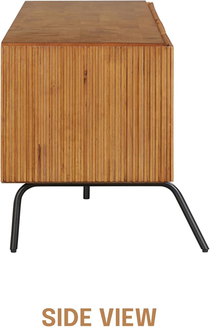 NTC Veil TV Stand with 4 Doors for TVs up to 75’’, Media Console with Vertical - Image 8