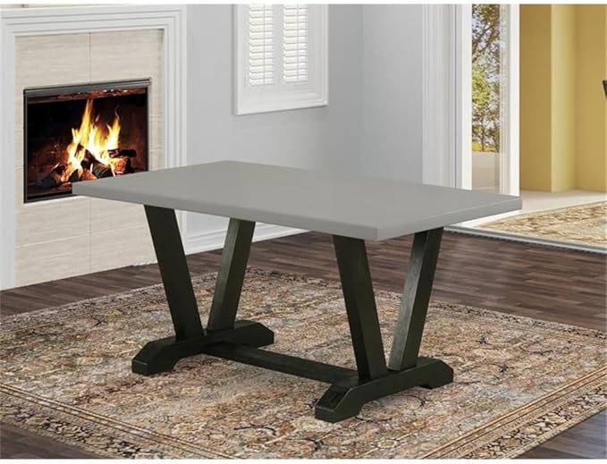 East West Furniture VT696 V-Style Modern Kitchen Table - Image 2