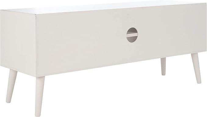 SAFAVIEH Sorrel TV Stand for up to 55" Flatscreen – Distressed White, 2 Doors - Image 10