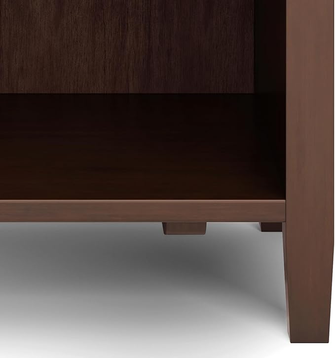 SIMPLIHOME Warm Shaker SOLID WOOD 24 Inch Wide Transitional Bedside Nightstand - Image 9