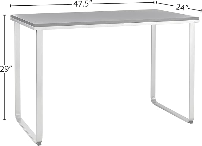 Safco Products 1943BLSL Home Office Table Computer Desk - Image 3